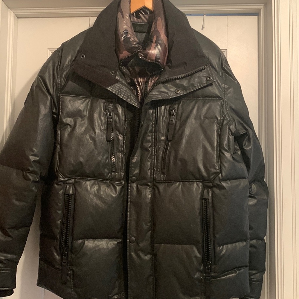 SAM mens winter coat warm used couple of times size M very cool looking